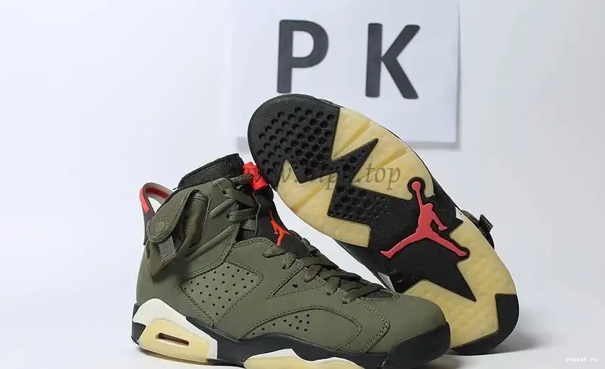 READY PK MATERIALS Scott Travis 6 Jordan GOD SHIP RETAIL TO Retro 0514